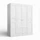 thumbnail image 4 of Closet Metalico 4 puertas 2 cajones - White BC-14, 4 of 6