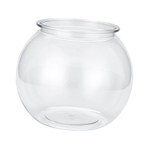 Magideal - Tanque De Peces Pequeño Transparente, Tanque De Peces Para Peces Pequeños, Mesa De Jarrón De Pecera De Acuario Redondo Para El Hogar, Tanque De Peces