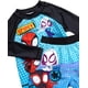thumbnail image 5 of Conjunto de Natación para Niños Marvel con Camiseta de Protección Solar 2 Piezas Spiderman Hulk 3T, 5 of 7