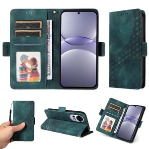 Carcasa Foxdock Huawei Nova 13 De Cuero Pu, Diseño Acolchado Clásico, Protección Contra Caídas Y Rayones