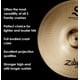 thumbnail image 5 of Crash Cymbal Zildjian Avedis Zildjian Company, 18 S, tamaño mediano, delgado, 18 cm, 5 of 7
