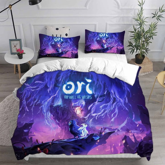 Game Ori and the Blind Forest Bedding Sets Comforter Quilt Bed Cover Duvet Cover Pillow Case 2-3 Pieces Sets Kids Adult Size Bed Sheets