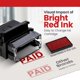 thumbnail image 4 of Sello autoentintado Promotion Sello pagado para oficina, tinta roja, 4 of 7