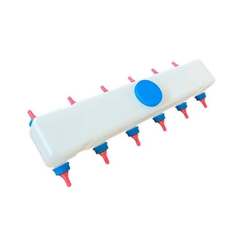 Magideal - Botella De Alimentación Para Cordero, Suministros De Alimentación Para Cordero, Botella De Bebida Para Ganado Para Niños, Equipo De Bebida Para Granja 12 Pezón