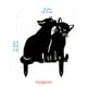 thumbnail image 1 of 1pc Cute Cat Family Garden Stakes - Decorative Silhouette Animal Outdoor Statues for Cat Lovers - Perfect for Yard, Garden, and Halloween Decorations, 1 of 5