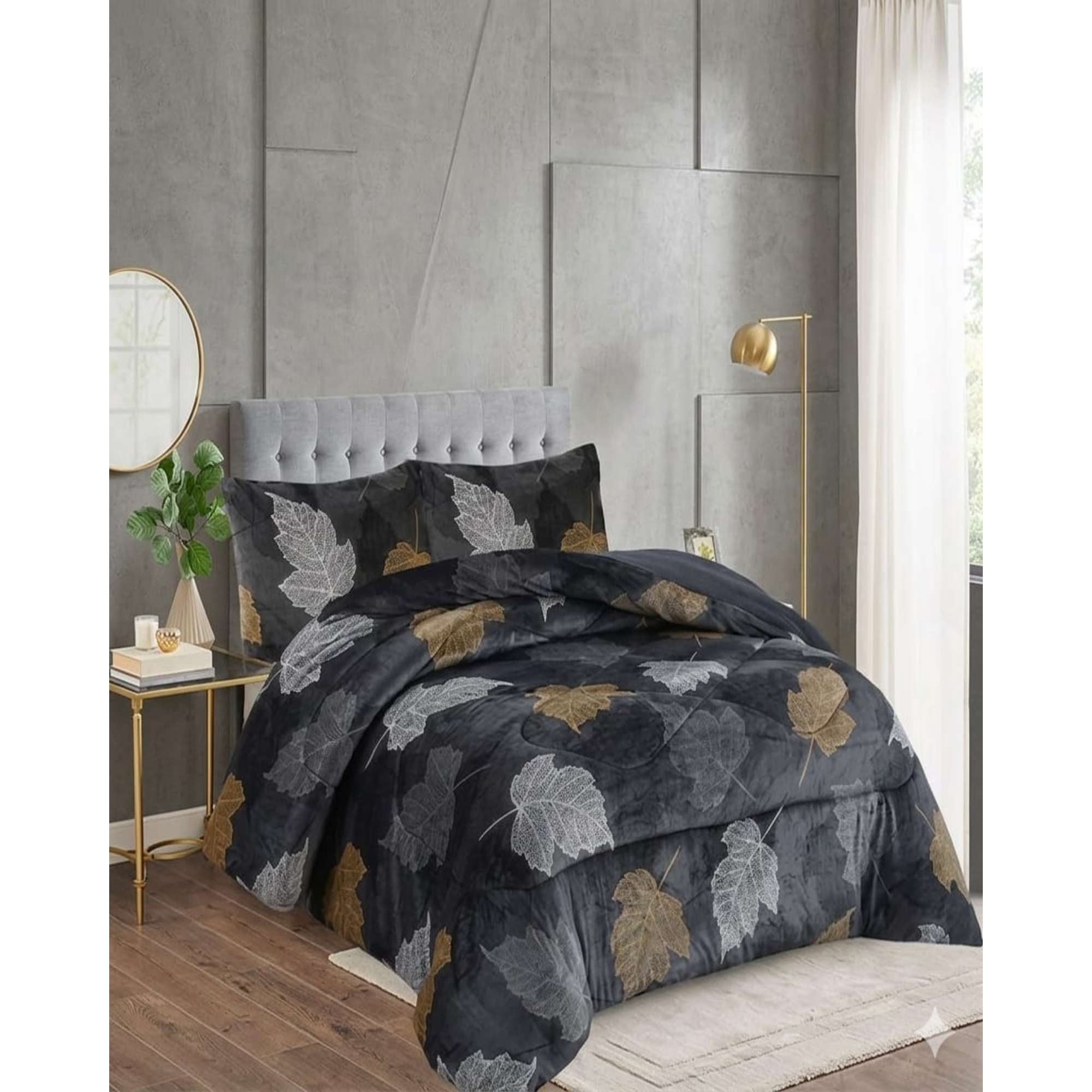 Mym Decohogar - Cubrecama Plush Con Chiporro Extra Suave Y Térmico Invierno King04