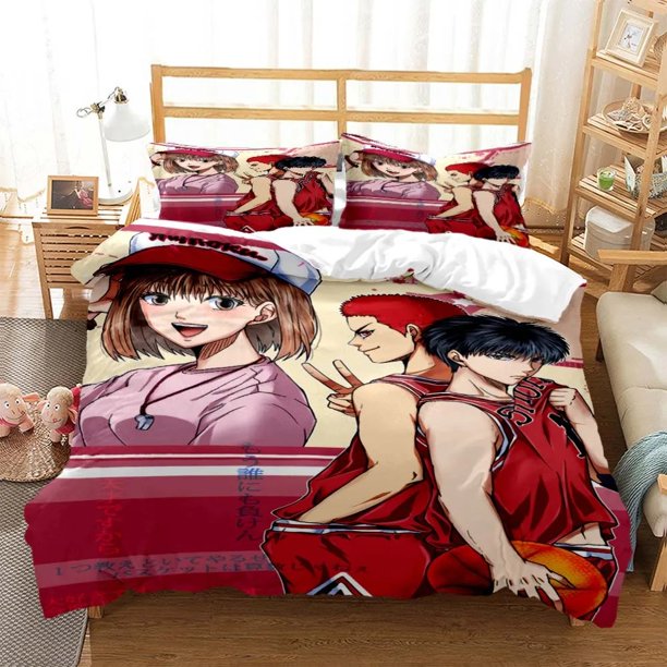 Slam Dunk Digital Print Polyester Bedding Sets Covers Boys Bed Linen Set For Teens Bedding Set Bed Comforter SetBed Sheets