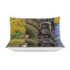 thumbnail image 3 of Oil Painting Style 3-Piece Twin Bed Set - Includes 1 Single Comforter And 2 Pillowcases Bedding - Fade Resistant Microfiber - Oil Painting Style, 3 of 4