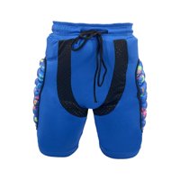 Ioensy - Pantalones Cortos Acolchados Para Niños Equipo De Protección De Patinaje Eva Para Andar En Monopatín Esquí Al Aire Libre Azul L