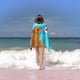 thumbnail image 2 of Martha Habla Toalla de playa de secado rápido con diseño temático, regalo para mujeres y niñas, ideal para cumpleaños, fans, amantes de la música, uso en la playa o al aire libre, 78 × 150 cm, 2 of 6