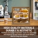 thumbnail image 3 of Gabinete MyGift de 3 Niveles en Madera de Acacia con Exhibidor de Acrílico, 3 of 9