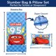 thumbnail image 2 of Almohada y saco de dormir para niños con diseño de Jay Franco Blue Cars, 2 of 6