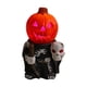 thumbnail image 1 of Estatua De Caballero Calabaza Coleccionable, Decoración De Halloween Para Estante, Porche, Interior, 14 Cm X 9 Cm X 6 Cm, 1 of 3