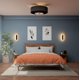 thumbnail image 3 of Ventilador de techo Hunter 76 cm LED con control remoto negro, 3 of 9