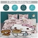 thumbnail image 5 of Hello Kitty Print Bedding Set Pattern Duvet Cove Set 3 Pieces 1 Quilt Cover And 2 Pillowcases for Women Men Teens, 5 of 5