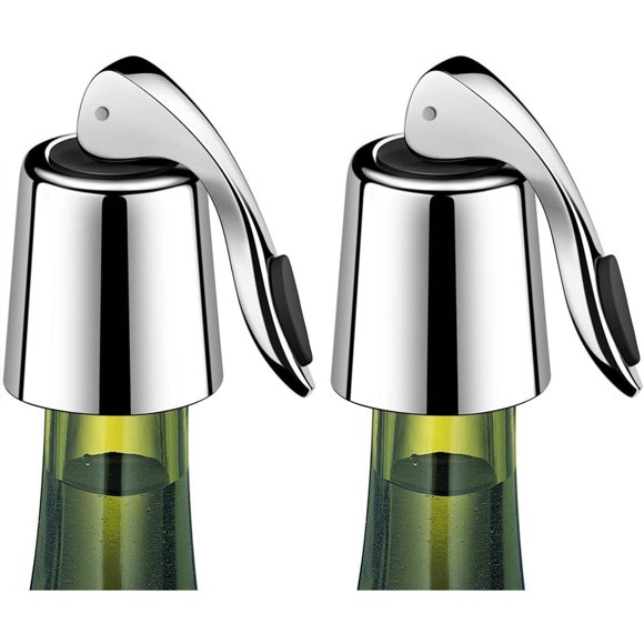 Tapones para Vino ERHIRY 2 Unidades de Acero 304