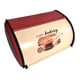 thumbnail image 4 of Caja De Pan De Esquina Encimera Almacenamiento De Pan Recipiente De Pan Recipiente De Pan De Metal Rojo, 4 of 5