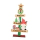 thumbnail image 4 of Decoración De Mesa Navideña Habitación Casa De Campo Vacaciones Árbol De Navidad De Madera Decoración Anciano Sin Rostro, 4 of 5