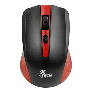 Xtech - Mouse Óptico Inalámbrico De 4 Botones Modelo Galos Xtm-310Rd, Rojo