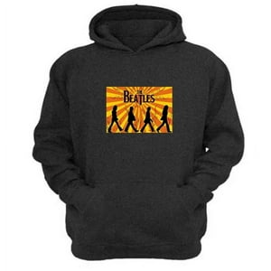 Genérico - Polerón Canguro The Beatles Gris Oscuro Talla Xl Unisex