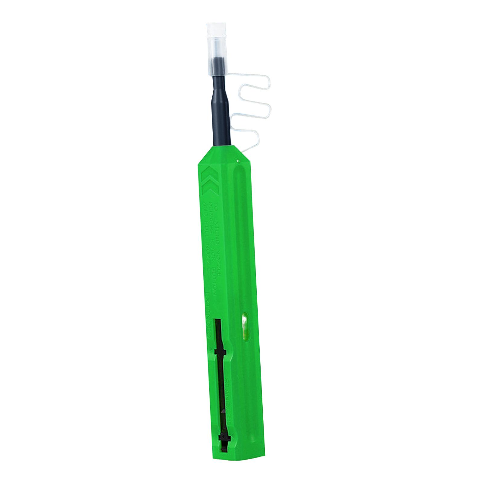 Bothyi - Pluma De Limpieza De Fibra Óptica Herramienta De Limpieza Con Tapa De Protección Pluma Limpiadora De Fibra Verde 1.25 Mm Lc