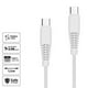 thumbnail image 2 of Cable Carga Rapida USB C A USB C 120cm Blanco 2DLC5531CB, 2 of 3