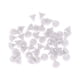 thumbnail image 1 of 50x cabezal de ducha boquillas de silicona con orificio de pulverización Universal duradero lavado blanco salida de agua gránulos accesorios boquillas, 1 of 5