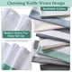 thumbnail image 3 of Cortina de ducha Madison Park Waffle Weave Aqua 180 x 180 cm, 3 of 8