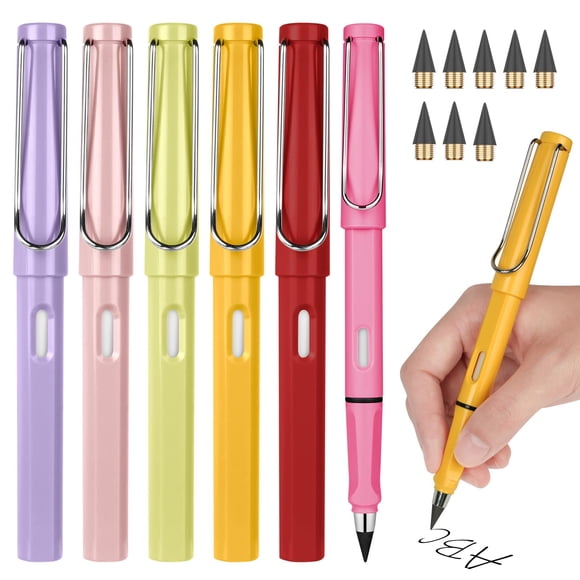 Lápices Ainiv 6 juegos sin tinta reutilizables – colores macarrón