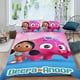 thumbnail image 2 of Deepa y Anoop Conjunto de sábanas temático, trío de piezas, cómodo y amigable con la piel, diseño único, regalo de decoración para el hogar para familiares, amigos y fans,135cm *200cm, 2 of 6