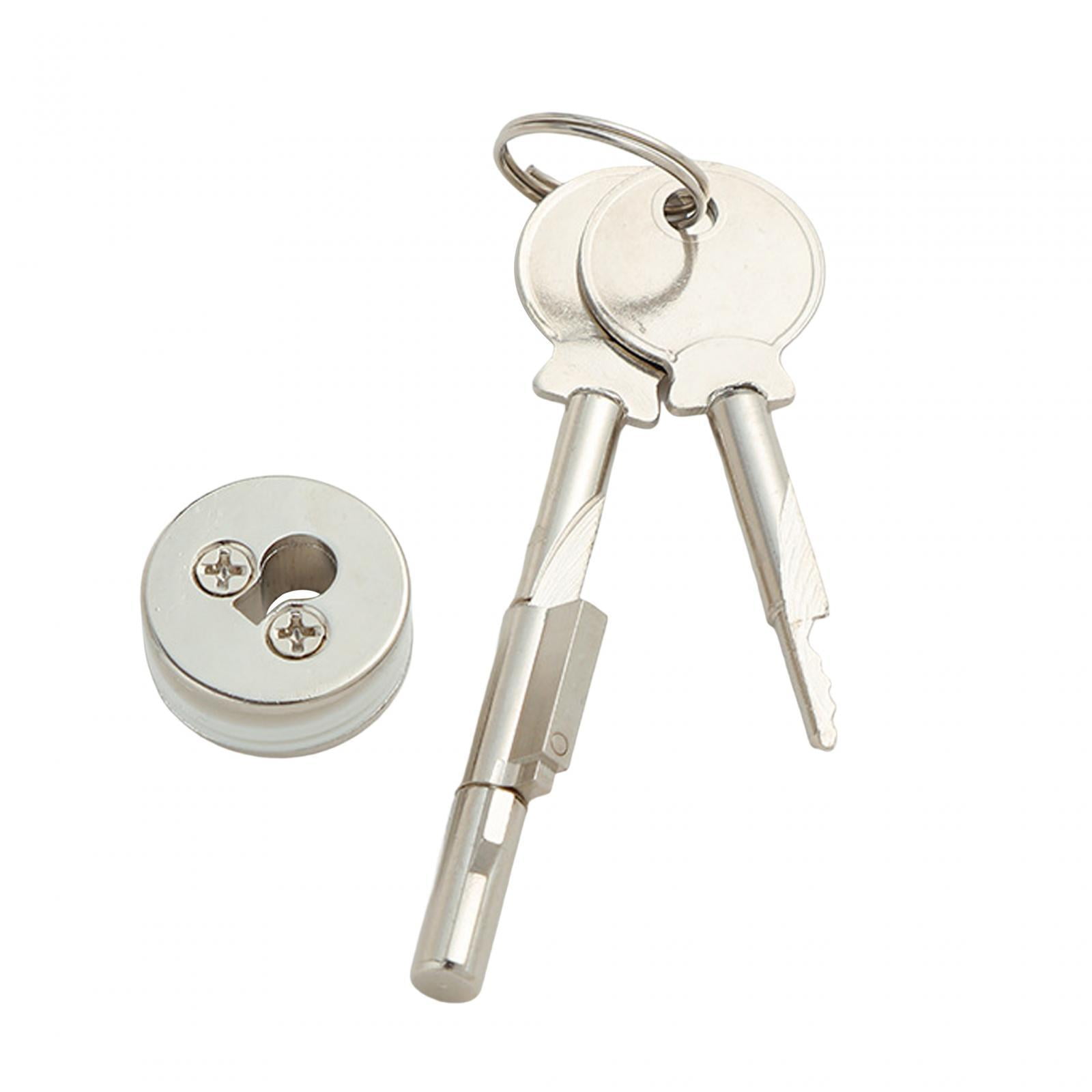 Bothyi - Cerradura De Vidrio Cerradura De Puerta Corrediza Para Cerradura De Tocador Cerradura De Refrigerador Cerradura De Buzón