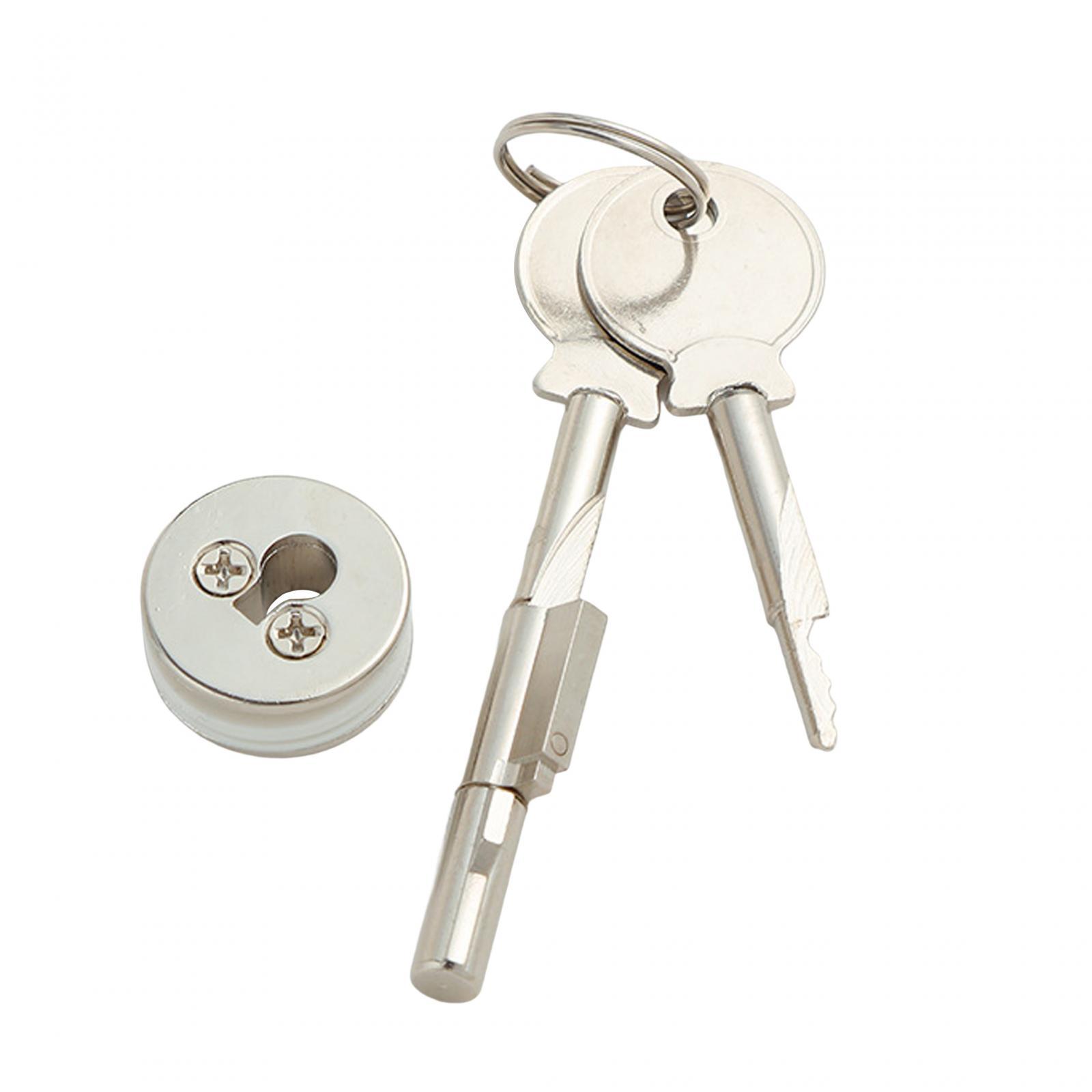 Bothyi - Cerradura De Vidrio Cerradura De Puerta Corrediza Para Cerradura De Tocador Cerradura De Refrigerador Cerradura De Buzón