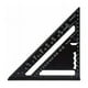 thumbnail image 4 of Regla triangular métrica cuadrada de velocidad - Regla del sistema métrico de aleación de aluminio, pestaña de transportador cuadrado, herramienta de medición de carpintero de ingeniero de alta precis, 4 of 5