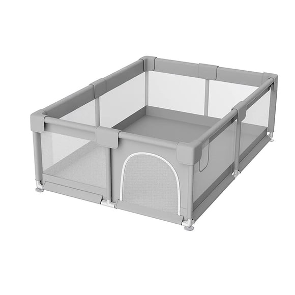 Corralito Para Bebe Corral De Seguridad 1.2m*1.2m Gris Corralito