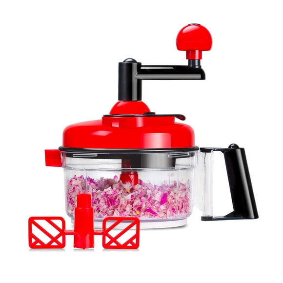 Picadora manual de alimentos, picadora de verduras Cambom, 1200 ml, sin BPA