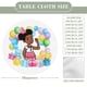 thumbnail image 2 of La Esquina De Gracie theme Fitted Round Tablecloths Elastic Edged Table Covers Waterproof Table Cloth For Kitchen Holiday Party Tables Decor 120cm, 2 of 6