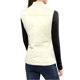 thumbnail image 3 of INSPIRE CHIC Chalecos de Abrigo para Mujer Cuello Alto Chaleco Acolchado con Cremallera Marfil S, 3 of 7