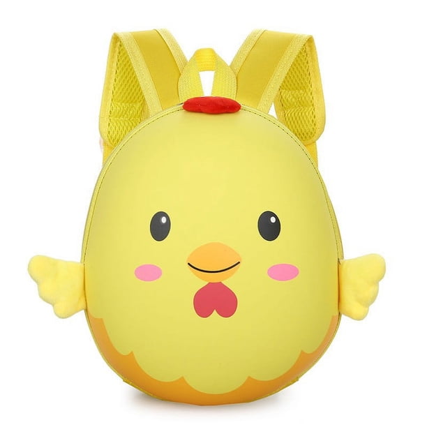Kindergarten Schoolbag New 3D Backpack For Little Boys Girls Cartoon Cute Chicken Schoolbag Travel Backpack