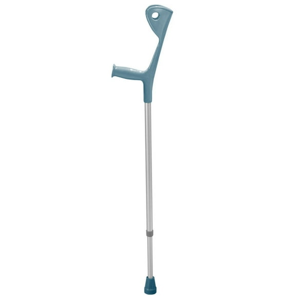 TOPMEDIC | Baston Muleta Ortopedica Canadiense Con Doble Regulador Para Adulto Mayor Moderno Gris