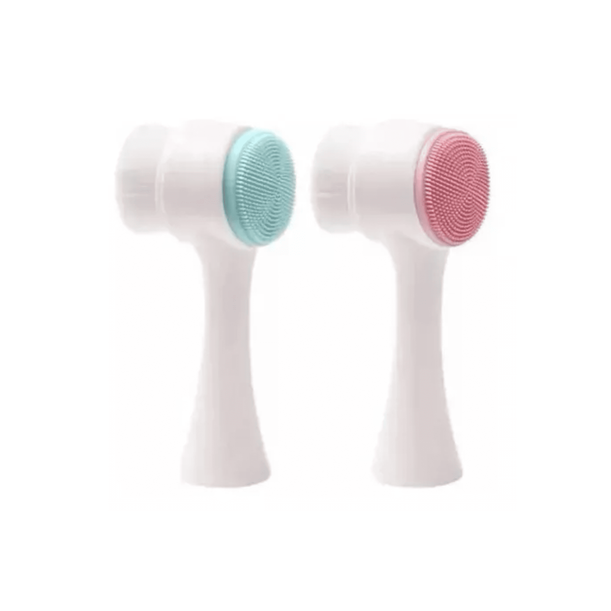 Genérico - Cepillo De Limpieza Facial Doble Cara Exfolia Y Limpia