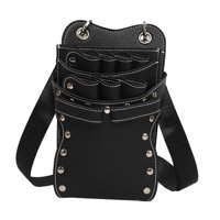 Ioensy - Estuche Para Tijeras De Peluquería, Portátil, Color Negro