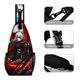 thumbnail image 3 of Tokyo Ghoul Riñonera Bandolera con Estampado Integral para Hombres y Mujeres, Bolso Cruzado Gráfico de Tendencia, Mochila de Hombro Streetwear para Ciclismo y Deportes, Riñonera Versátil Casual, 3 of 6