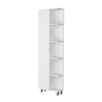Fmfurniture - Estante Organizador Baño 9 Repisas Fm-002B - Blanco