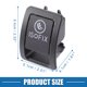 thumbnail image 5 of Unique Bargains Cubierta de Anclaje de Asiento Trasero ISOFix A2059200513 para Mercedes para Benz C300 C350 C200 2015-2020 Marrón Oscuro, 5 of 7