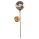 thumbnail image 2 of Aplique De Pared Dorado Que Ilumina Las Luces De Pared Interiores Modernas Con Base E14 Gris Humo, 2 of 5