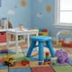 thumbnail image 1 of Piso Infantil Plegable 31x31x26 Cm Celeste, 1 of 5