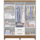 thumbnail image 3 of Closet Assis 5 Puertas 2 Cajones Natural Blanco, 3 of 3