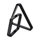 thumbnail image 1 of Juego De 2 Estantes Planos Para Bolas De Billar, Estante De Diamantes, Accesorio De Estante Triangular, Snooker Negro, 1 of 4