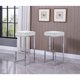 thumbnail image 2 of Taburete de bar Best Master Furniture de terciopelo plateado, juego de 2, 2 of 2