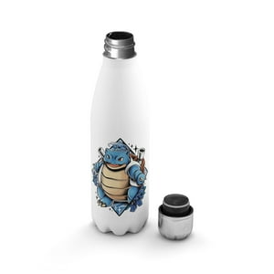 Creango - Botella Agua Termica Pokemon Blastoise De Acero Inoxidable